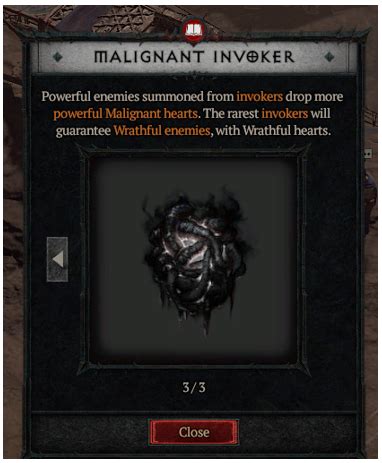 Jul 22, 2023 · How to Use Diablo 4 Invokers. In order to use your Invoker to activate a Malignant Outgrowth, the Invoker must match the color of the Outgrowth: Vicious, Brutal, Devious, or Wrathful. 